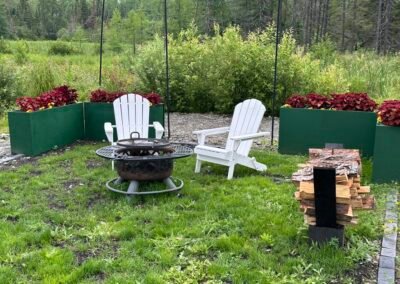 The fire pit
