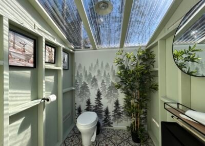 Bright and spacious outhouse